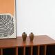 Set of brown ceramic vases, Danish design, 1960s, made in Denmark