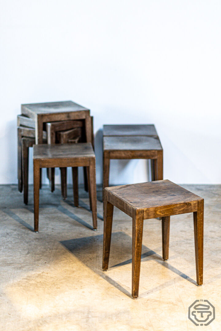 Lot of ten Baumann stools