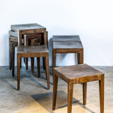 Lot of ten Baumann stools