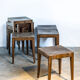 Lot de dix tabourets Baumann