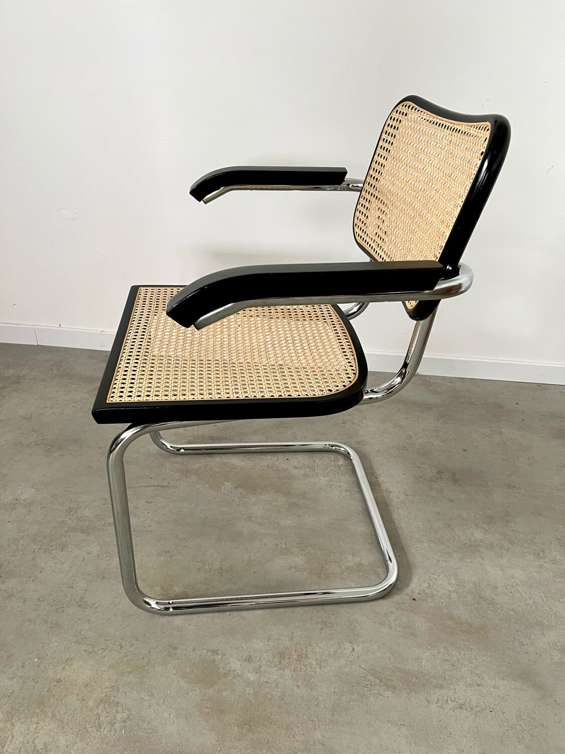 Old armchair Cesca B64 design Marcel Breuer 1970 Made in Italy