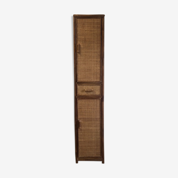 Bamboo and rattan closet