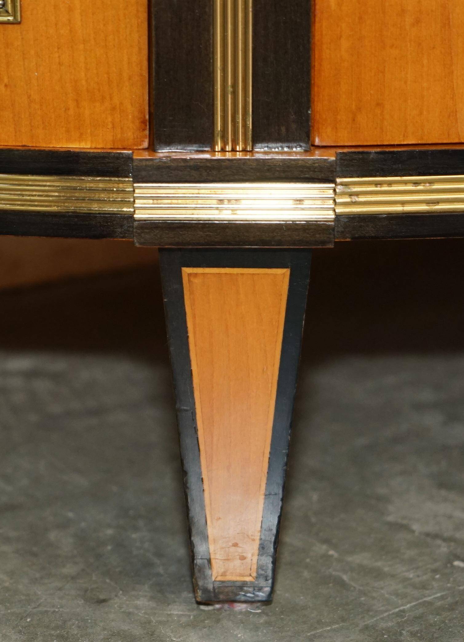 Buffet Demi-lune Satinwood & Laiton Colombo Mobili