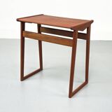 Petite table d'appoint en teck, années 1960