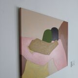 Painting on stretched canvas 80x60cm "in your arms" by bodasca
