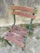 Iron garden chair