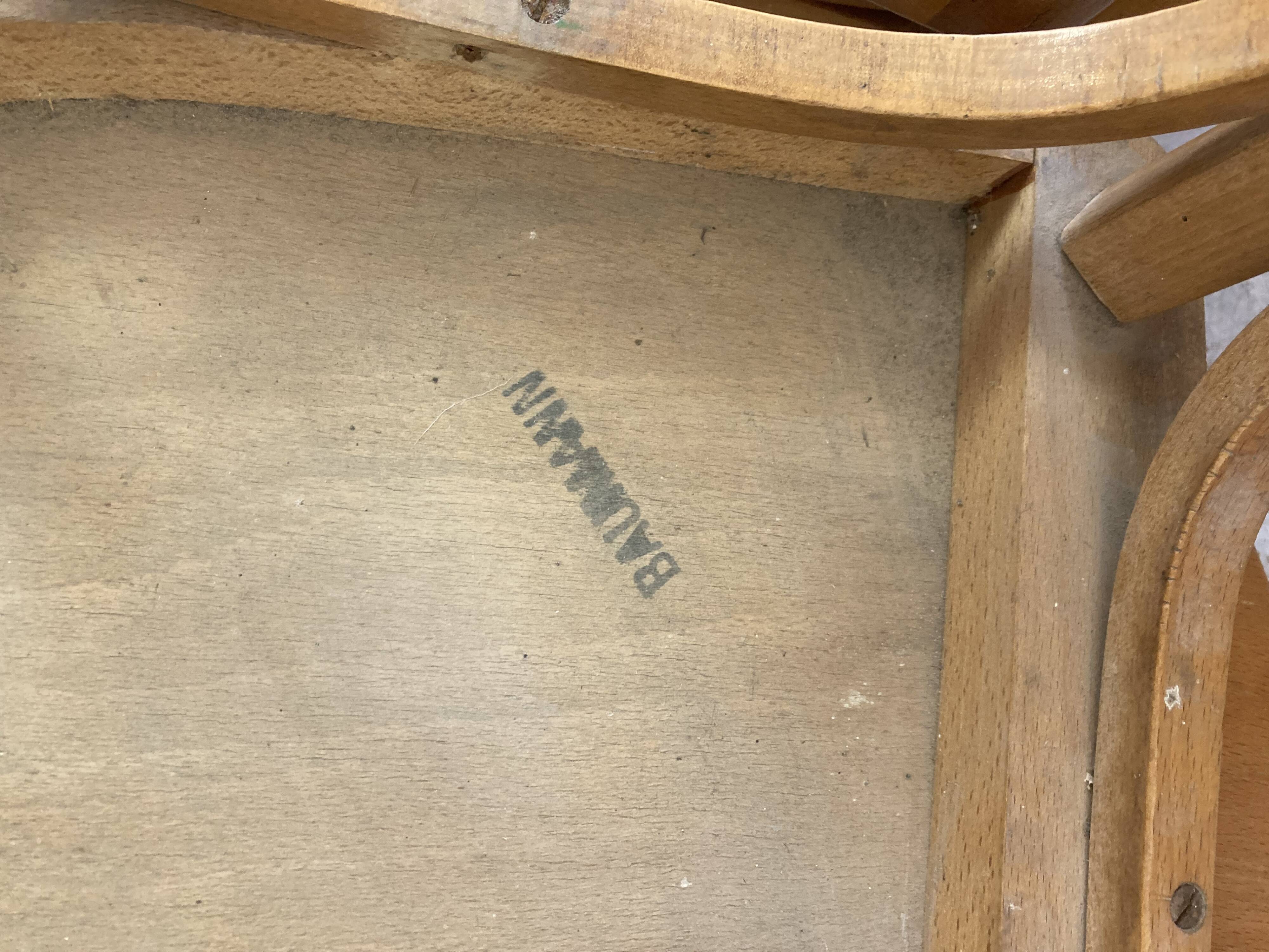 Ensemble de 6 chaises bistrot Baumann