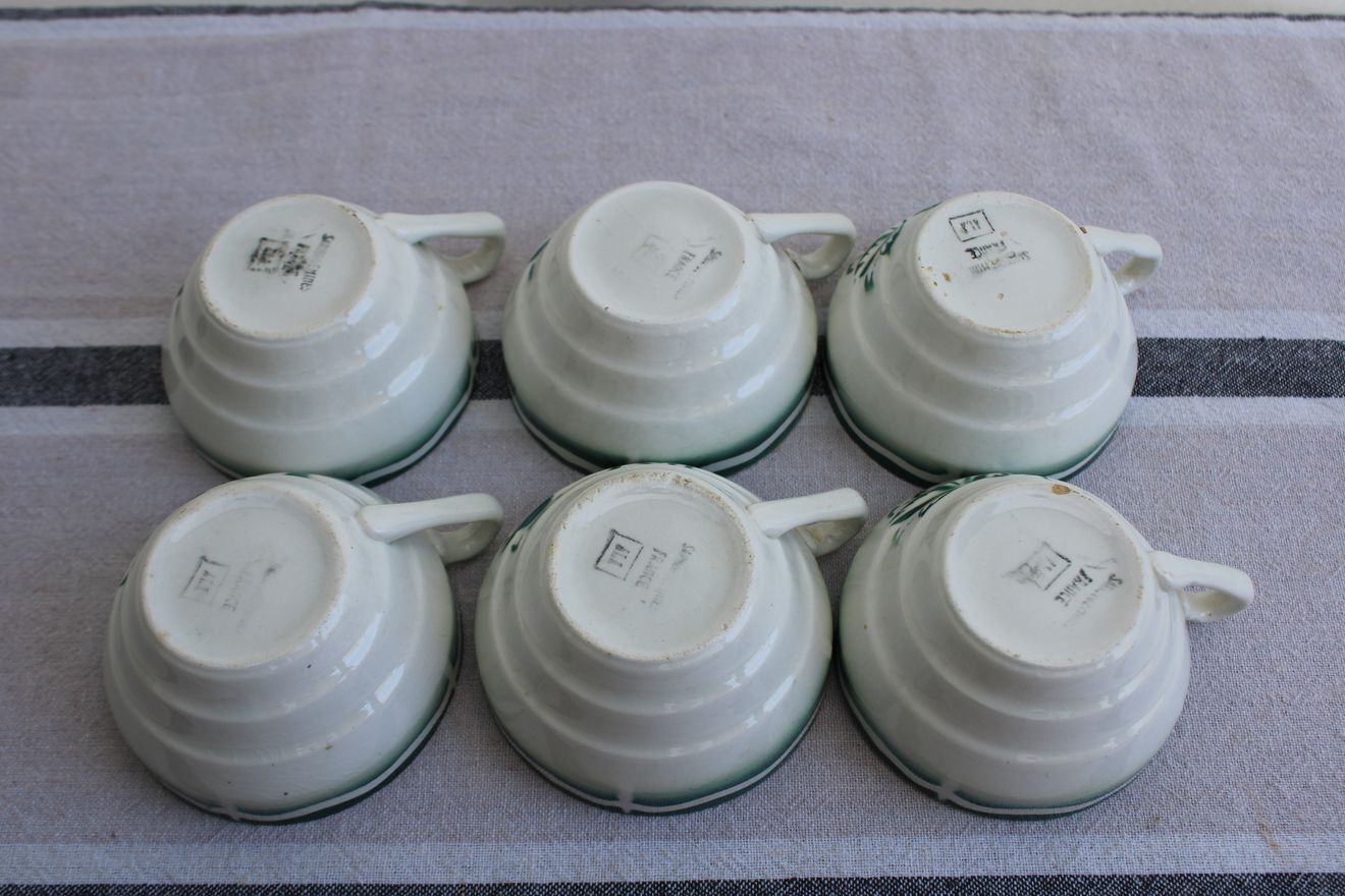 Set of 6 coffee cups