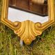 Antique gilded mirror.