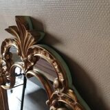 Large golden mirror 90x120cm