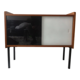 Modernist sliding glass sideboard, 1960