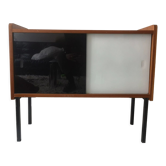 Modernist sliding glass sideboard, 1960