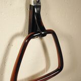 Round mirror and towel rack 1970