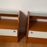 Pair of vintage bedside tables