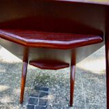 Vintage revtangular coffee table in solid teak by john boné denmark 1960s