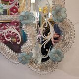 Espejo in Murano crystal, recorded in acid, Ongaro and Fuga, s.XX – Italia