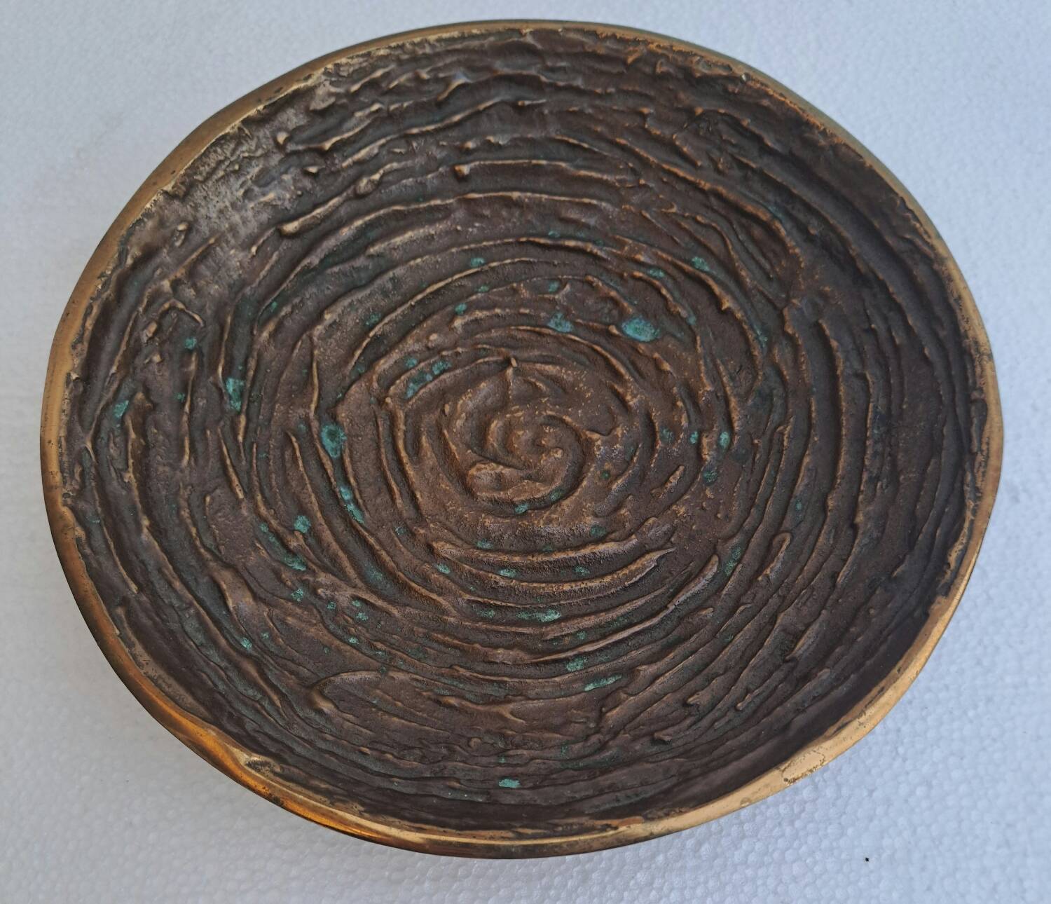 Brutalist bronze cup horst dalbeck