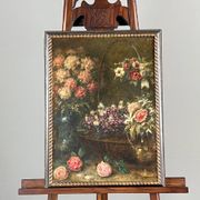 Paintings, Pair of still lifes with flowers by Angelo Zoffoli (1860–1910)