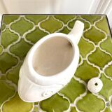 Planter fish hide pot slurry