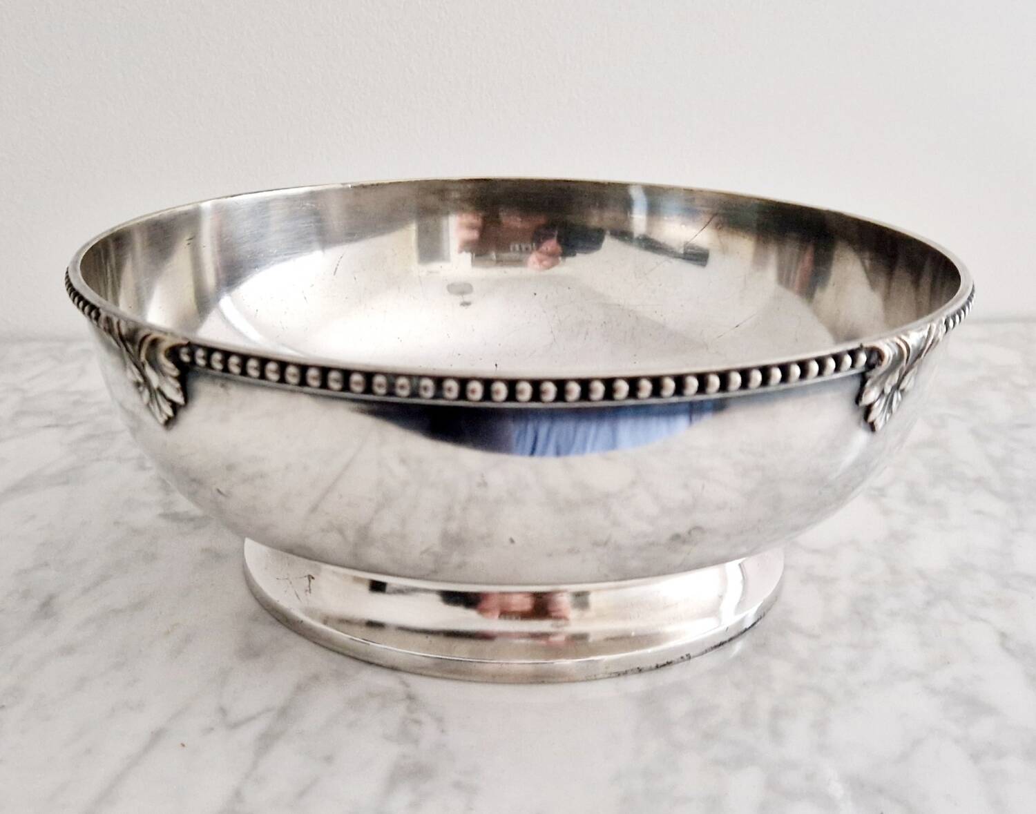 Bouillet & Bourdelle silver plated metal cup 1920