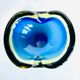 Sommerso Murano glass ashtray, 1960s