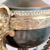 19th century Empire style gilded bronze cassolette lamp