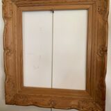 Carved wood frame