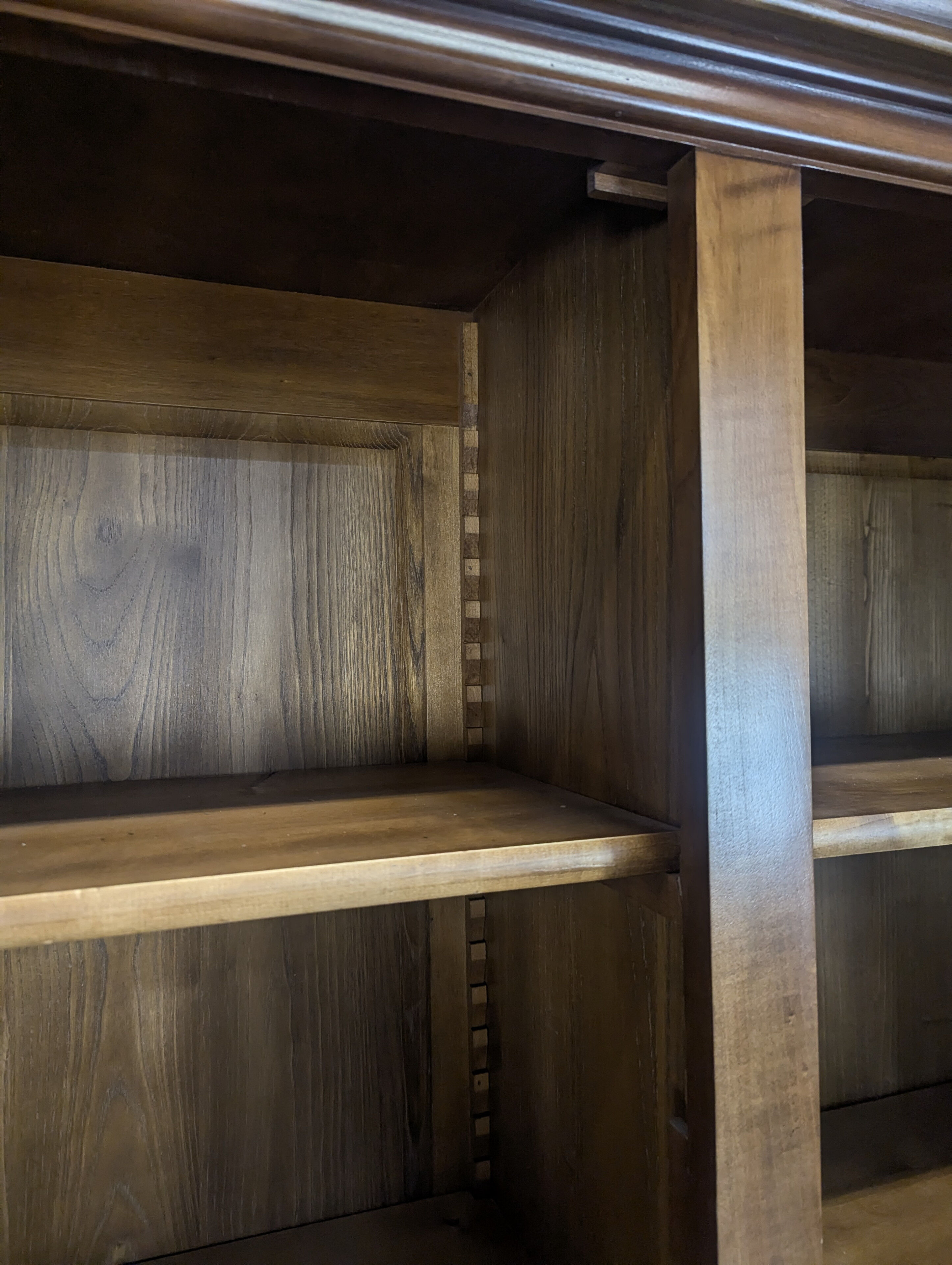 Louis Philippe style bookcase in cherry wood