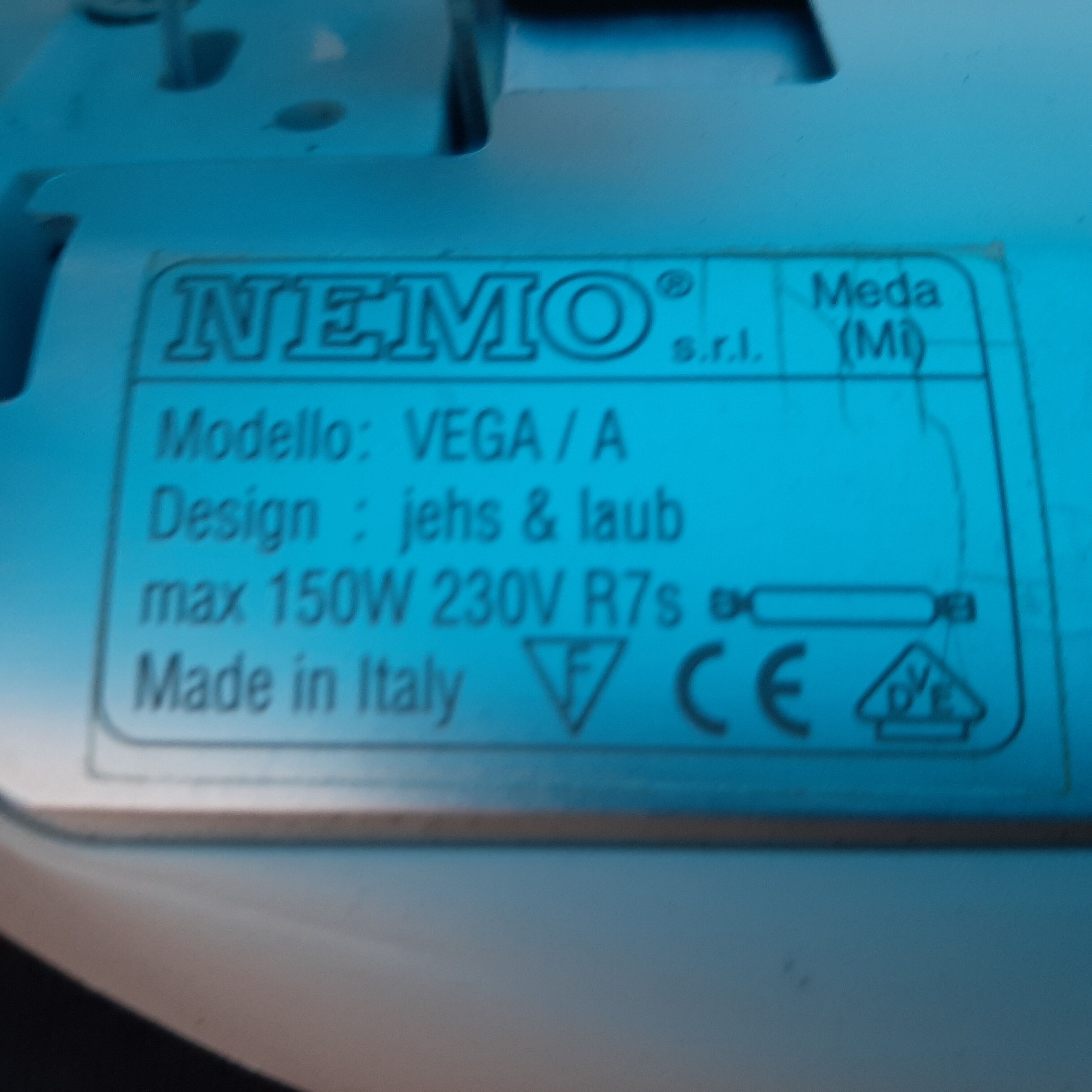 Sconce vega nemo design Jehs & Laub