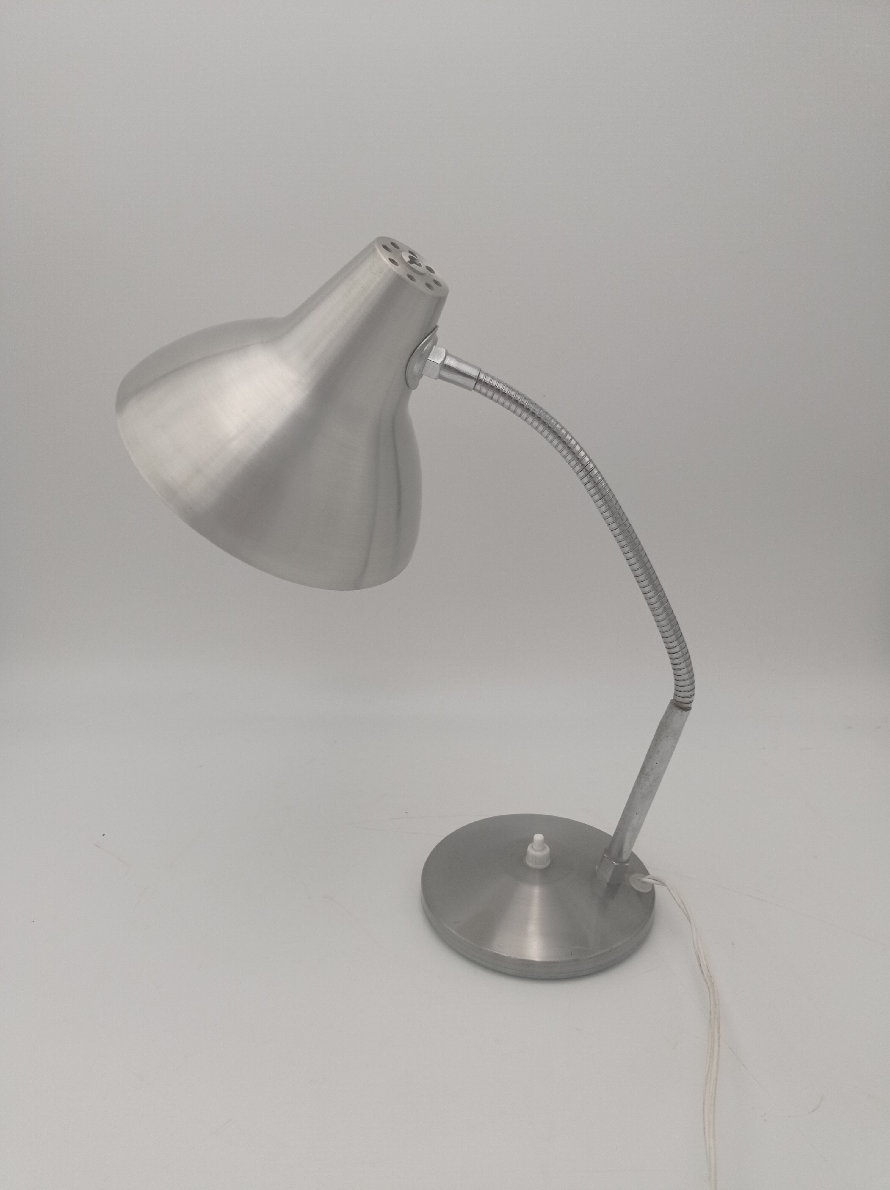 Chrome desk lamp