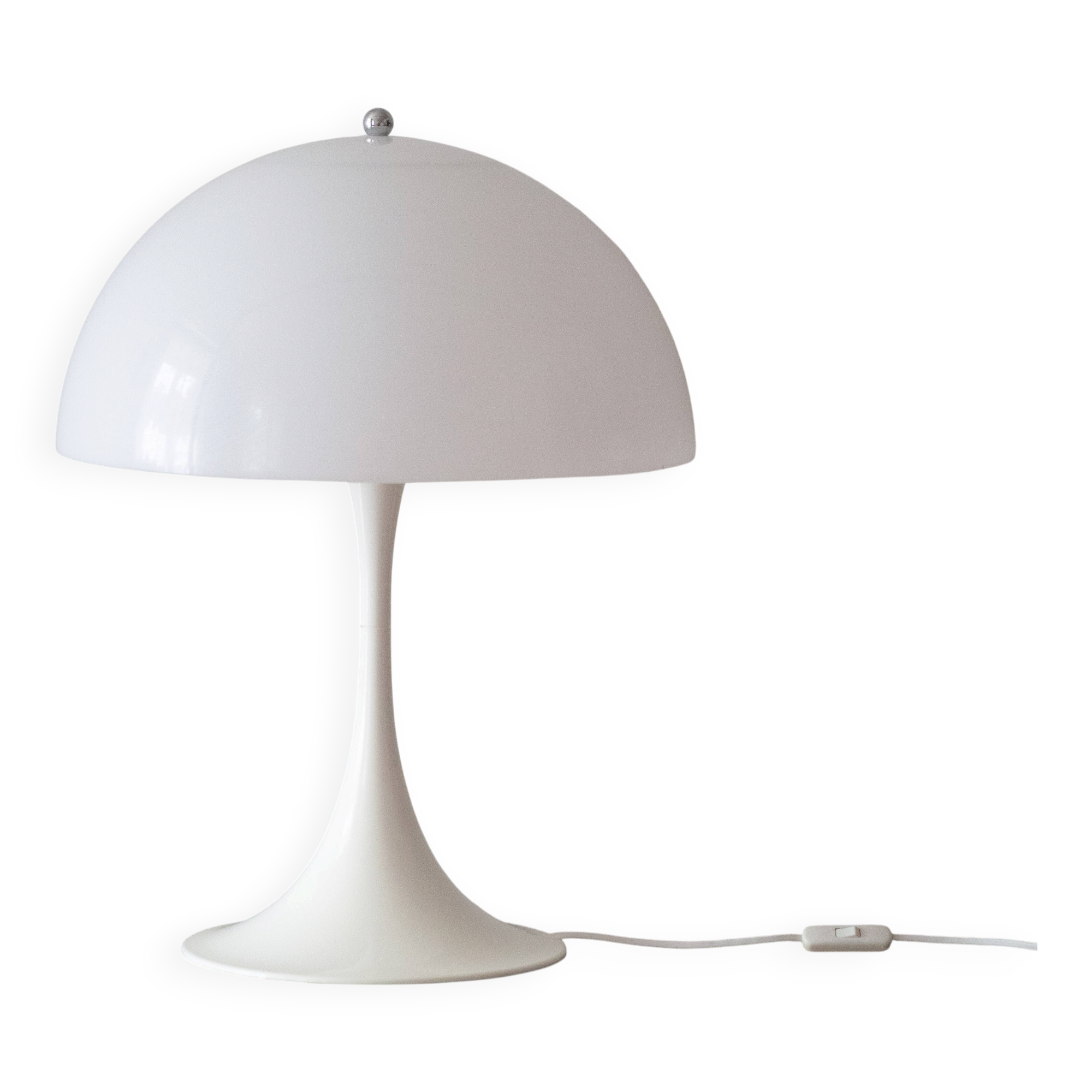 Lampe de table Panthella vintage danoise par Verner Panton, Louis Poulsen, 1971