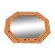87 x 72 - Large octagonal bamboo wood rattan mirror