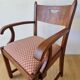 Chaise de bureau en chêne des années 1950.