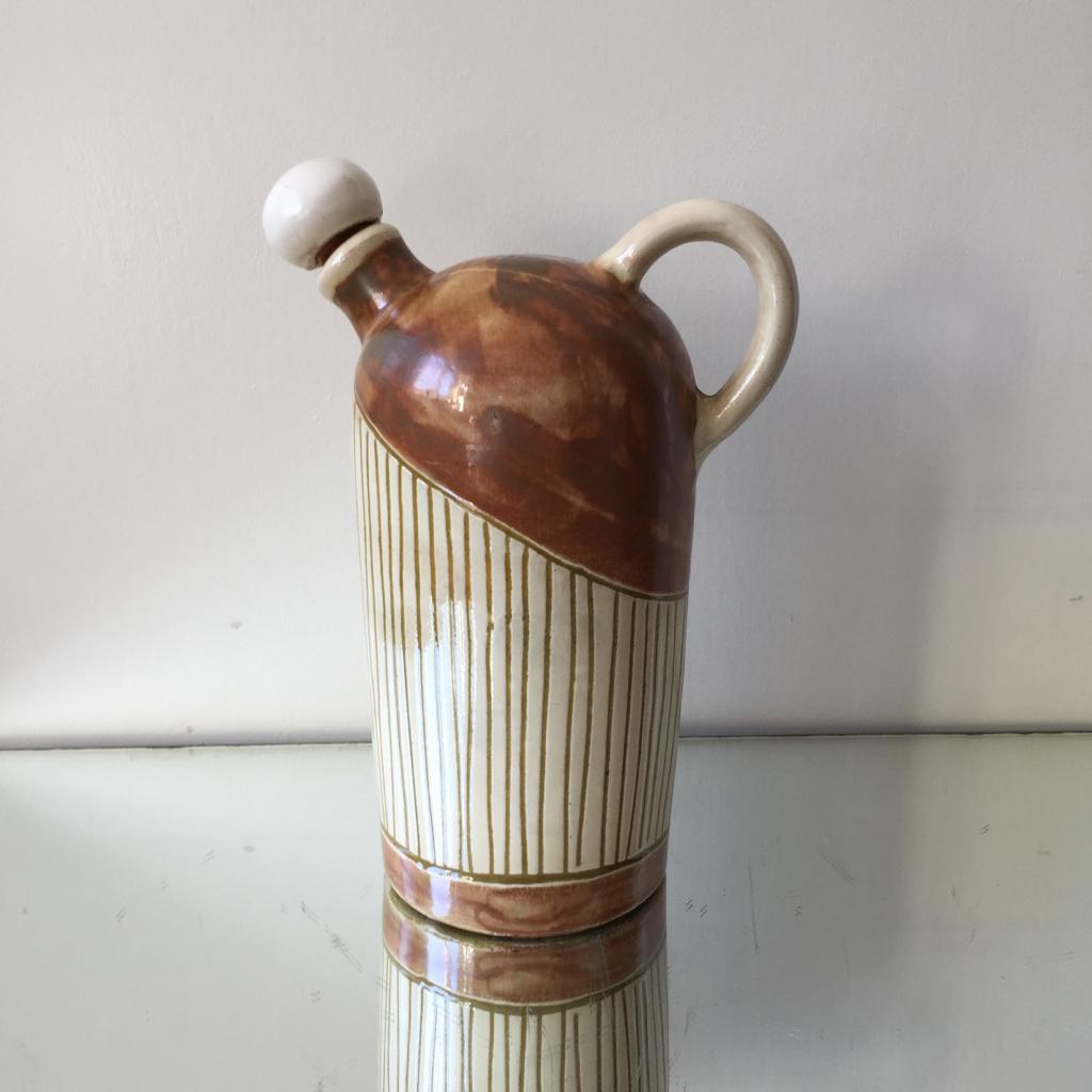 Danish Glazed Stoneware 1950’s Décanter