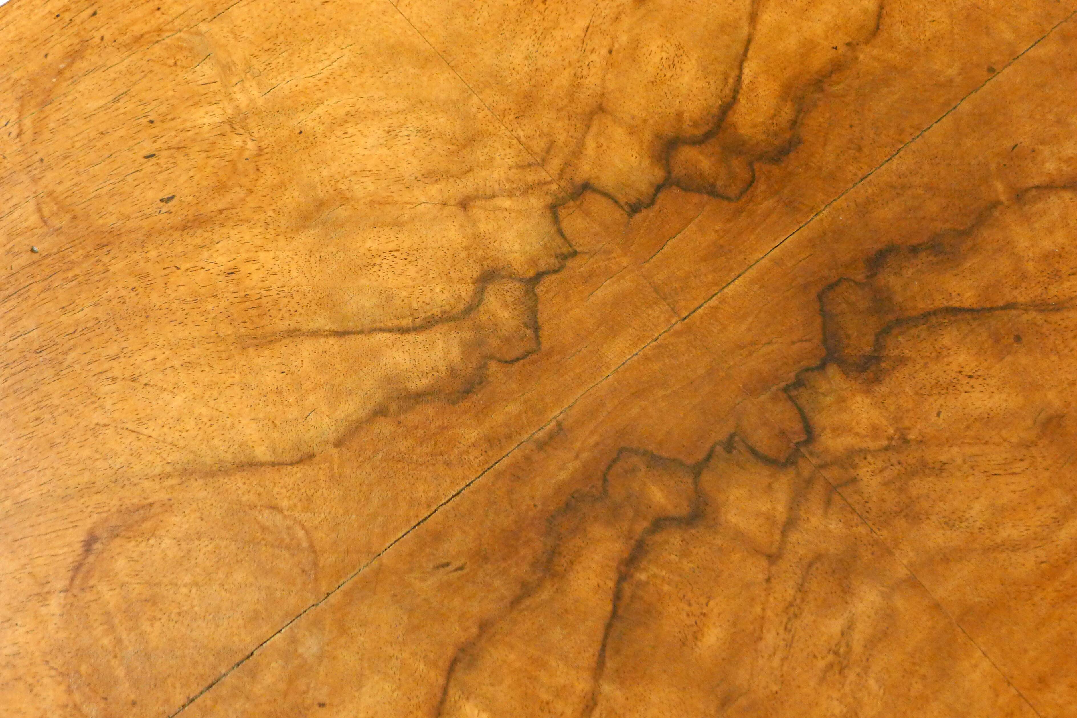 Hexagonal Art Deco pedestal table