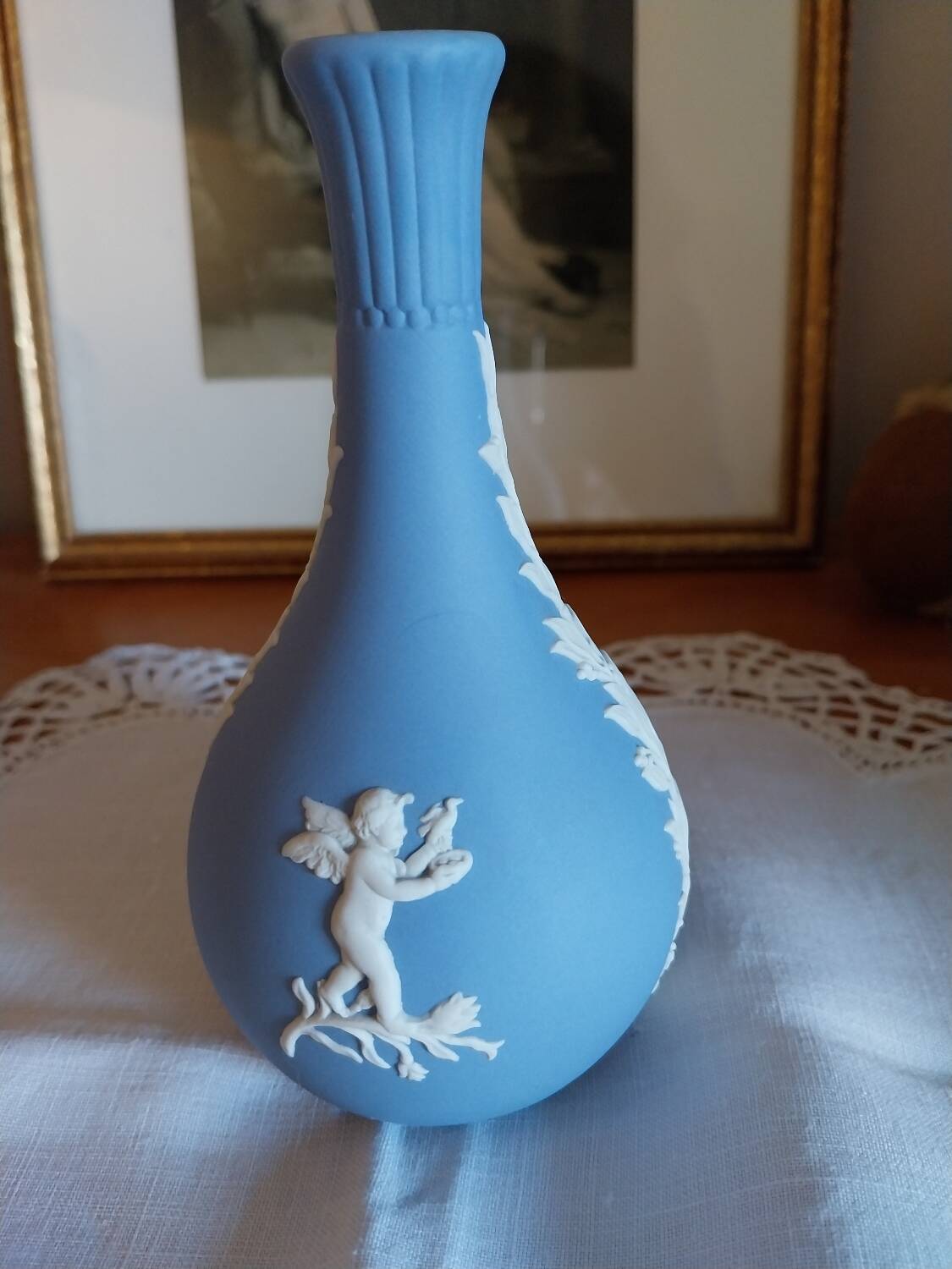 Wedgwood biscuit porcelain vase