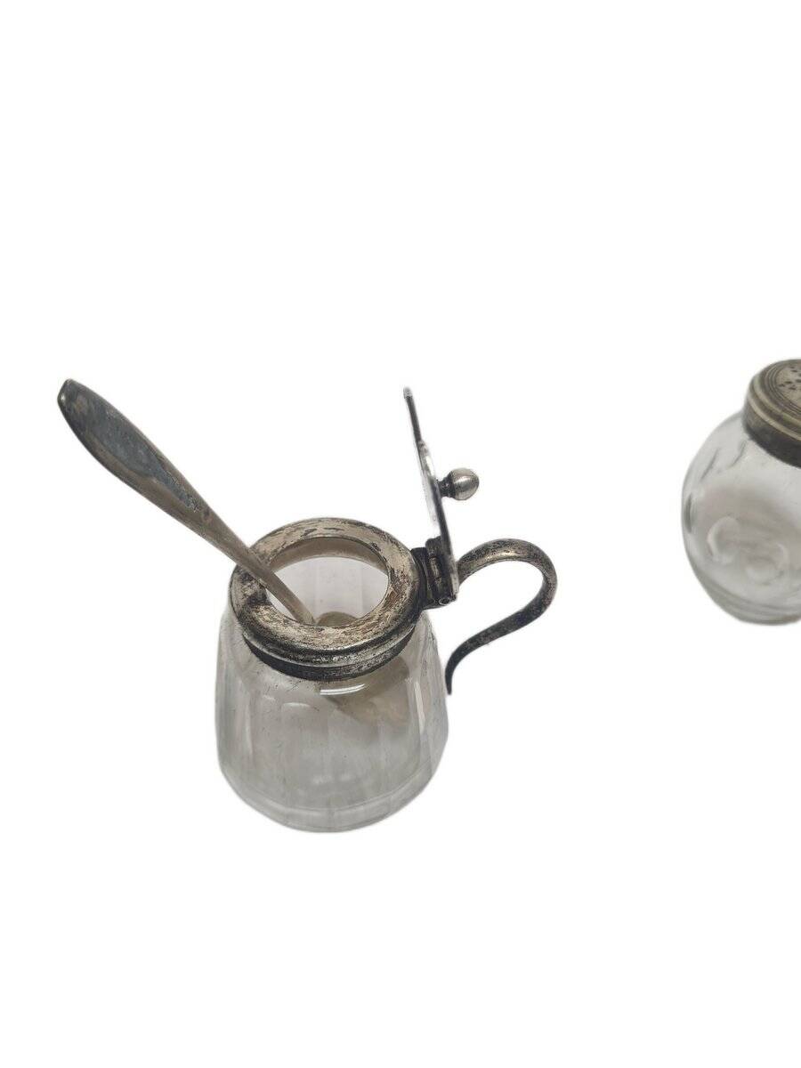 Art Deco salt holder, United Kingdom, 1930s, set of 2