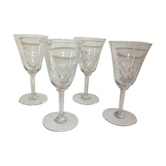 Suite of 4 water glasses