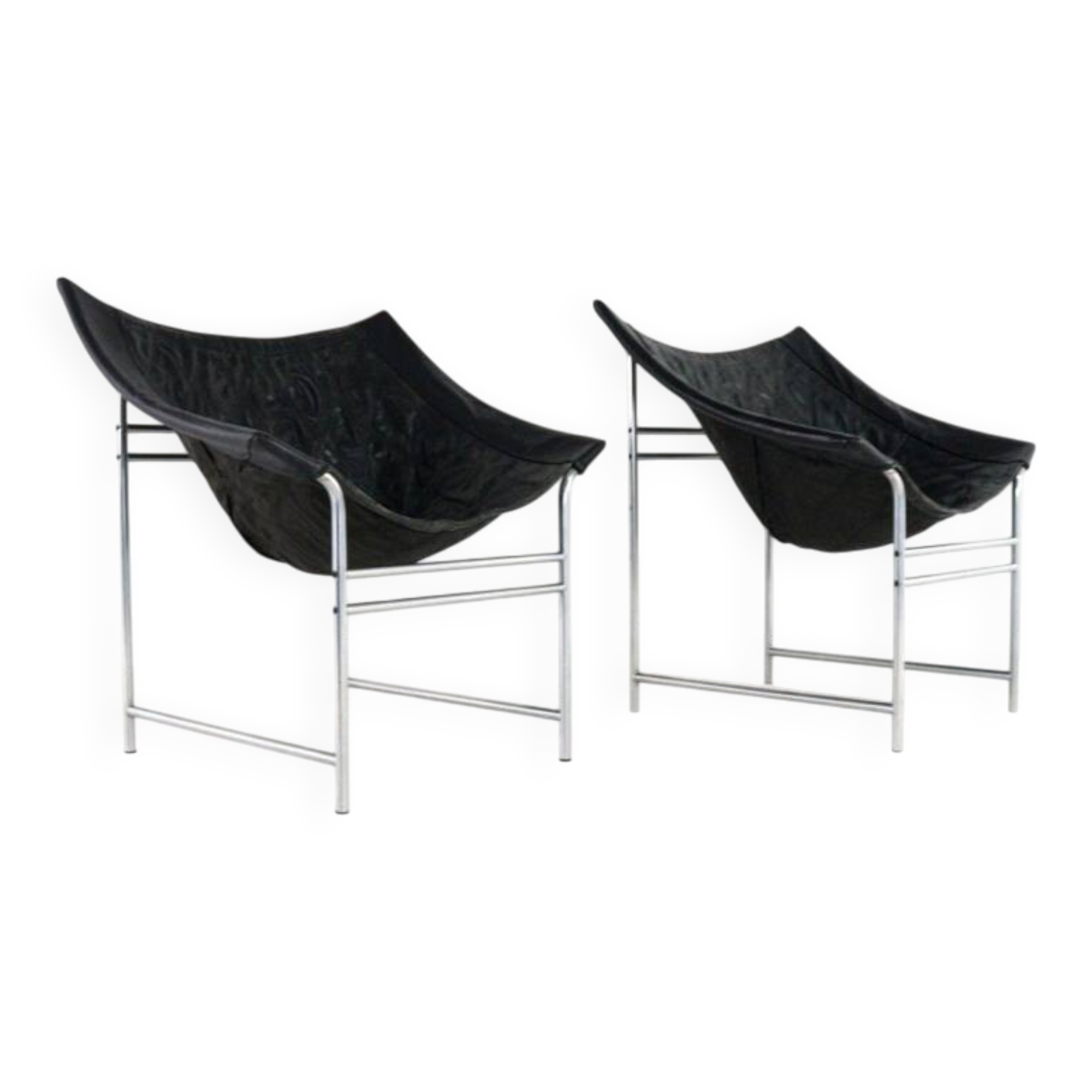 Set of 2 Gerard van den Berg for Montis Swing armchairs