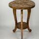 Antique Japanese hand carved side table, Liberty London ca 1905