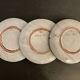 6 ceramic plates, model chardons, Daniel Etienne, Vallauris, 1970