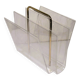 1970s plexiglass magazine rack