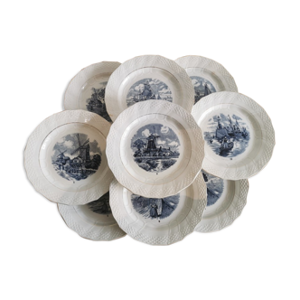 8 Plates of delft