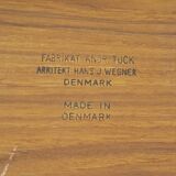 Scandinavian teak service trolley, Hans J Wegner, Andreas Tuck, Denmark, 1950