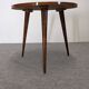 Side table, low tripod pedestal table, 50s-60s