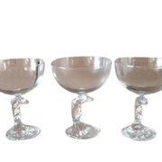 Luminarc champagne glass, Dolphy model, 1970