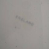 Trio d’assiettes anglaises en faïence fine bleue et blanche, début 20ème