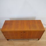 Mid-Century Andre Monpoix 1967 Teak Sideboard