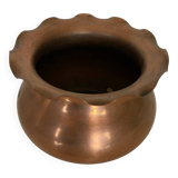 Copper pot - cache pot - Delalande Villedieu vase