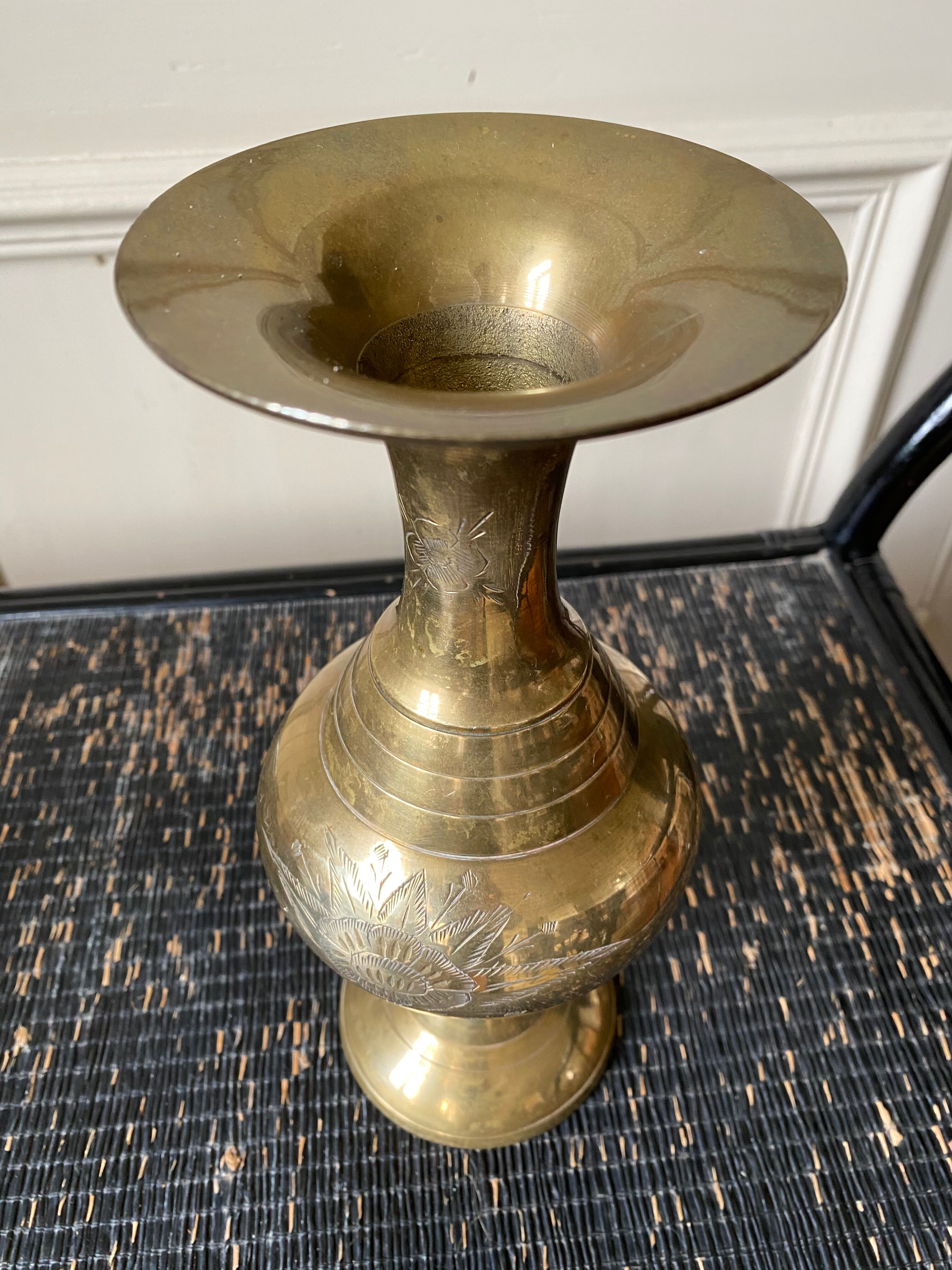 Brass vase